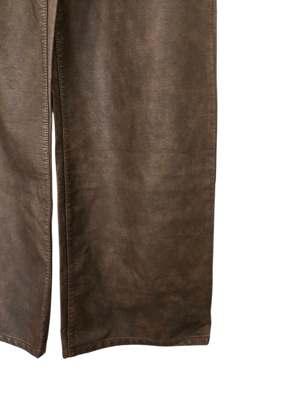 NWT Free People We The Free Misha High Rise Wide Barrel Faux Leather Pants 25 - Picture 3 of 9